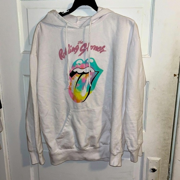 American Eagle Outfitters Tops - The Rolling Stones Hooded Sweatshirt